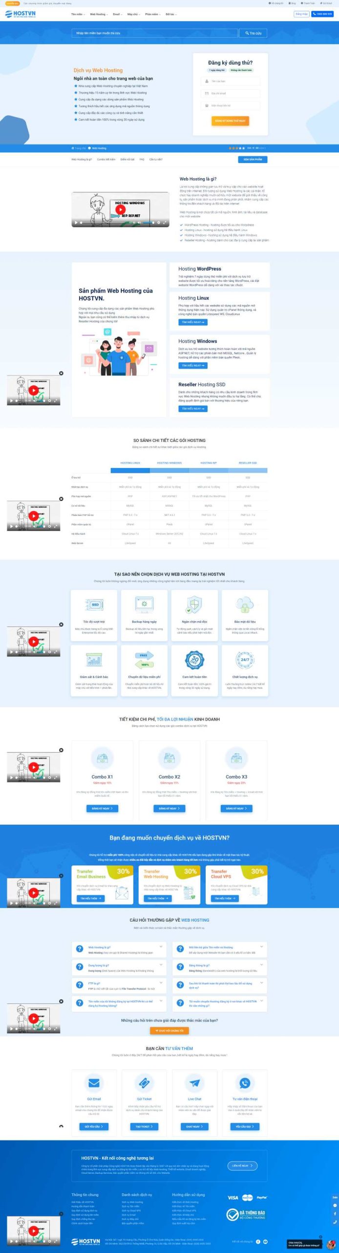 Dịch vụ hosting và domain 1